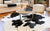 Black & White Natural Cowhide Rug