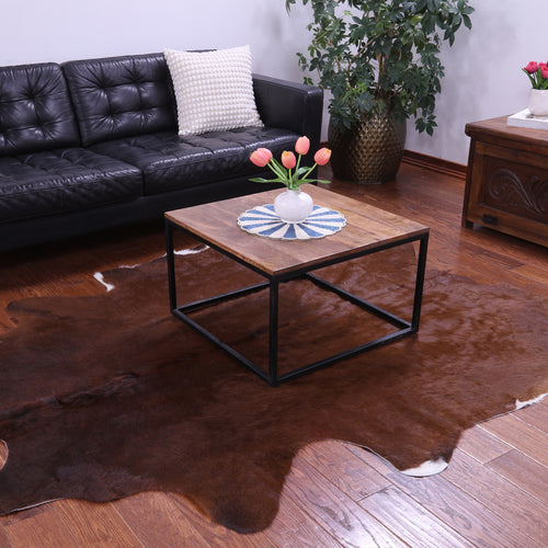 Brown Natural Cowhide Rug