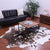 Brown Salt & Pepper Natural Cowhide Rug