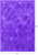 Purple Patchwork Natural Cowhide Rug - 4' 0" x 6' 0"