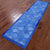 Blue Patchwork Cowhide Runner Rug - 2' 6" x 10' 0"