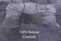 Thumbnail for Black Patchwork Cowhide Rug - 6' 0