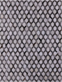 Thumbnail for Grey & White Patchwork Cowhide Rug - 9' 0