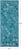 Teal Blue Patchwork Natural Cowhide Runner Rug - 4' 0" x 10' 0"