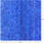 Blue Square Patchwork Natural Cowhide Rug - 10' 0" x 10' 0"