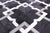 Black Square Patchwork Cowhide Rug - 7' 0" x 7' 0"