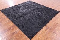 Thumbnail for Black Square Patchwork Cowhide Rug - 7' 0