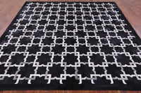 Thumbnail for Black Square Patchwork Cowhide Rug - 8' 0