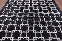 Thumbnail for Black Patchwork Cowhide Rug - 8' 0