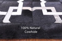 Thumbnail for Black Patchwork Cowhide Rug - 8' 0