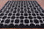 Black Square Patchwork Cowhide Rug - 9' 0" x 9' 0"