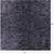 Black Square Patchwork Natural Cowhide Rug - 9' 0" x 9' 0"
