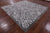 Grey Square Patchwork Cowhide Rug - 10' 0" x 10' 0"