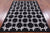 Black Patchwork Cowhide Rug - 5' 0" x 7' 0"