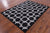 Black Patchwork Cowhide Rug - 5' 0" x 7' 0"