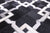 Black Patchwork Cowhide Rug - 5' 0" x 7' 0"