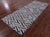 Grey Patchwork Cowhide Runner Rug - 4' 0" x 10' 0"