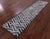 Grey Patchwork Cowhide Runner Rug - 2' 6" x  10' 0"