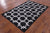 Black Patchwork Cowhide Rug - 4' 0" x 6' 0"