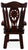 Reclaimed Wood Chair Handcarved Back Sunflower Removable Hair-On Cowhide Pillow