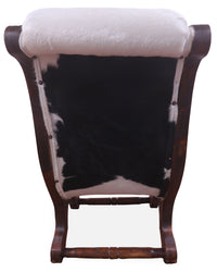 Thumbnail for Hair-On Cowhide Handcrafted Reclaimed Wood Chair