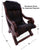 Hair-On Cowhide Handcrafted Reclaimed Wood Chair