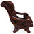 Hair-On Cowhide Handcrafted Reclaimed Wood Chair