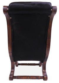 Thumbnail for Hair-On Cowhide Handcrafted Reclaimed Wood Chair