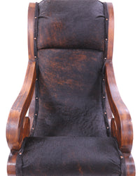 Thumbnail for Hair-On Cowhide Handcrafted Reclaimed Wood Chair