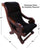 Hair-On Cowhide Handcrafted Reclaimed Wood Chair