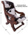 Hair-On Cowhide Handcrafted Reclaimed Wood Chair