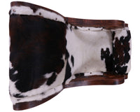 Thumbnail for Hair-On Cowhide Handcrafted Reclaimed Wood Chair