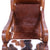 Hair-On Cowhide Handcrafted Reclaimed Wood Chair