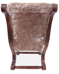 Thumbnail for Hair-On Cowhide Handcrafted Reclaimed Wood Chair