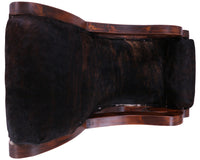 Thumbnail for Hair-On Cowhide Handcrafted Reclaimed Wood Chair