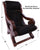 Hair-On Cowhide Handcrafted Reclaimed Wood Chair