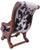 Hair-On Cowhide Handcrafted Reclaimed Wood Chair