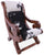 Hair-On Cowhide Handcrafted Reclaimed Wood Chair