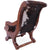 Hair-On Cowhide Handcrafted Reclaimed Wood Chair