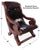 Hair-On Cowhide Handcrafted Reclaimed Wood Chair