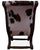 Hair-On Cowhide Handcrafted Reclaimed Wood Chair