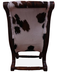 Thumbnail for Hair-On Cowhide Handcrafted Reclaimed Wood Chair