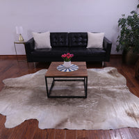 Thumbnail for Champagne Natural Cowhide Rug