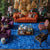 SUPER SALE Blue Patchwork Natural Cowhide Area Rug - 10' 0" x 14' 0"