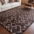 SUPER SALE Brown Patchwork Natural Cowhide Area Rug - 6' 0" x 9' 0"