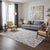SUPER SALE Grey Chevron Patchwork Natural Cowhide Area Rug - 6' 0" x 9' 0"