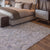 SUPER SALE Leaves Design Ivory Patchwork Natural Cowhide Area Rug - 8' 0" x 10' 0"