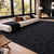 SUPER SALE Black Patchwork Natural Cowhide Area Rug - 8' 0" x 10' 0"