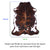Brown Natural Cowhide Rug - Large 6'7"H x 5'5"W