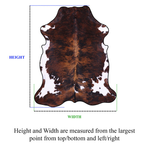 Light Brown Natural Cowhide Rug - XX-Large 8' 3